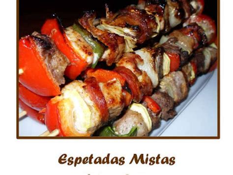 Espetadas Mistas Receita Petitchef