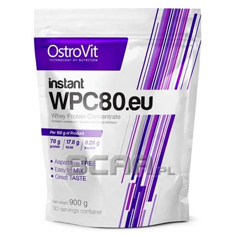 WPC 80 Eu Instant OstroVit 900g Sklep BCAA Pl