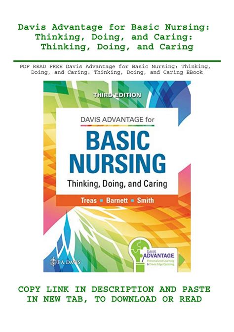 Pdf Read Free Davis Advantage For Basic Nursing Thinking Doing And