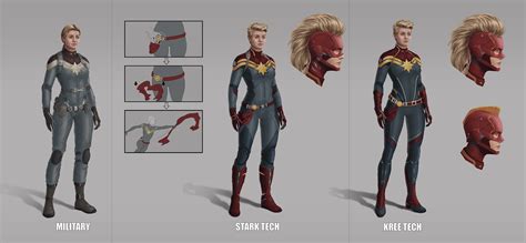 Captain Marvel, MCU, Superhero suits by Nova-sama420 on DeviantArt