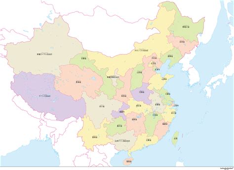 中国 地図 日本文化と社会