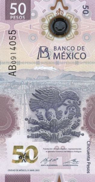 Mexico Wins Again With Ibns 2021 Bank Note Of Year Award