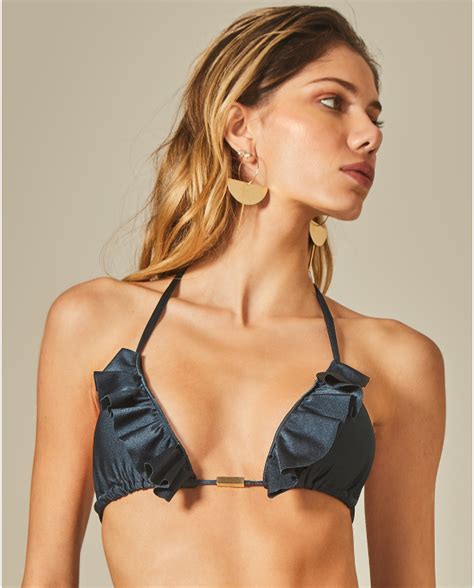 Bikini Tops Top Cindy Bikini Navy Blue Brand Empress