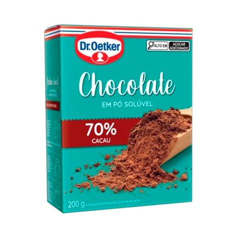 Chocolate Em P Dr Oetker Cacau G Supermercados Pague Menos