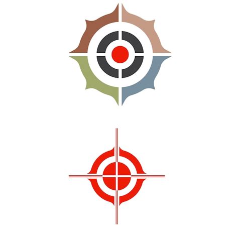 Premium Vector Sniper Sight Symbol Crosshair Target Logo Vector