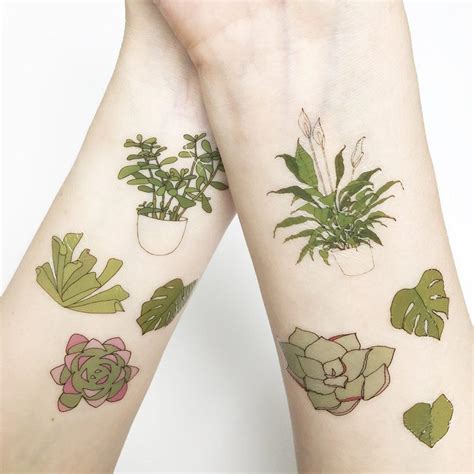 10+ Simple Plant Tattoo Ideas - HARUNMUDAK