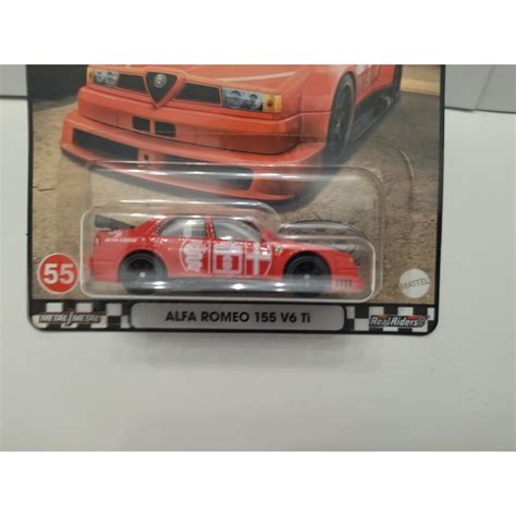 ALFA ROMEO 155 V6 Ti 55 BOULEVARD 1 64 HOT WHEELS PREMIUM BCN STOCK CARS