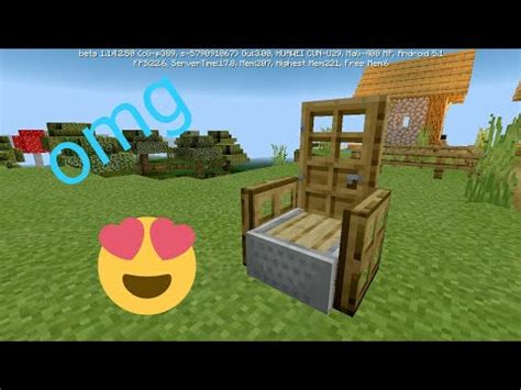 Como Hacer Una Silla Para Minecraft Pe Sin Mods YouTube