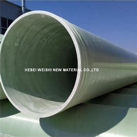 Environmentally Friendly Material Fiberglass Pipe With High Strength