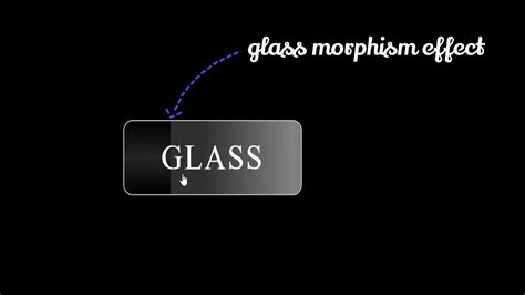 Glass Morphism Effect Using Css Only Css Effects Youtube