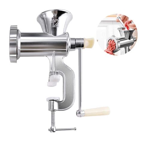 Buy Heavy Duty Meat Mincer Cast Iron Hand Crank Chopper Mincer