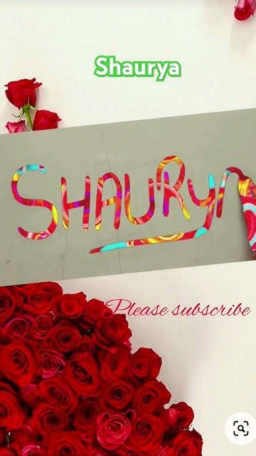 Name Art Calligraphy Shauryaytshortscalligraphy Please Subscribe