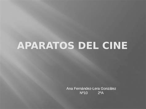 Pptx Aparatos Del Cine Dokumen Tips