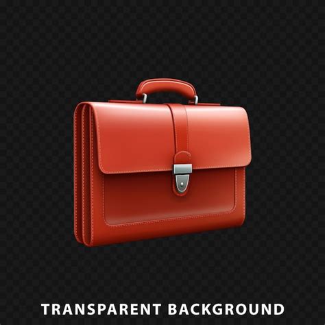 Premium Psd D Render Briefcase Isolated On Transparent Background