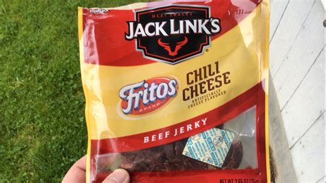 Jack Links Fritos Chili Cheese Beef Jerky Review YouTube