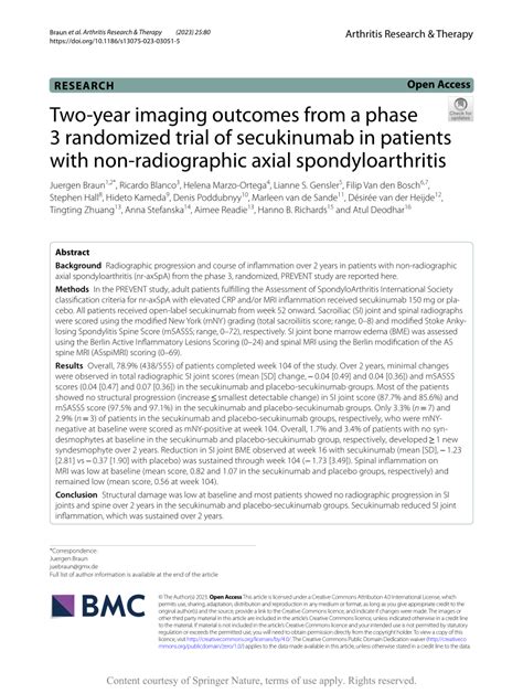 PDF Two Year Imaging Outcomes From A Phase 3 Randomized Trial Of