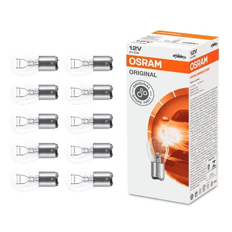 Lâmpada Freio 7240 21 5W 12V 10 Peças Osram Outros Automotivo