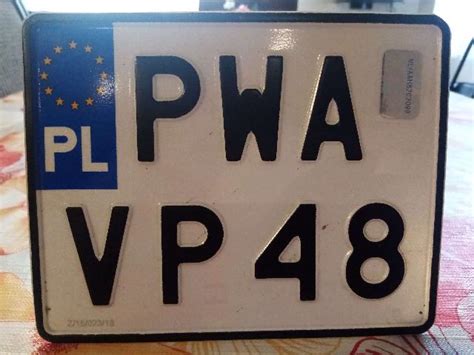 PWAVP48 Znalezione I Zgubione Tablice Rejestracyjne