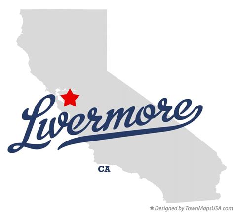 Map of Livermore, CA, California