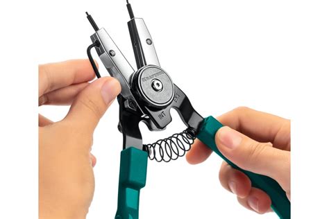 Съемник стопорных колец KRAFTOOL Universal 8-in-1 внешний/внутренний, 6 ...