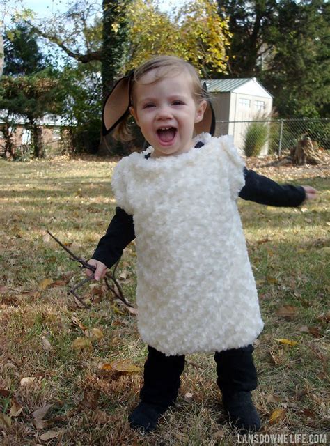 Halloween DIY Lamb Costume Lansdowne Life Diy Sheep Costume Sheep