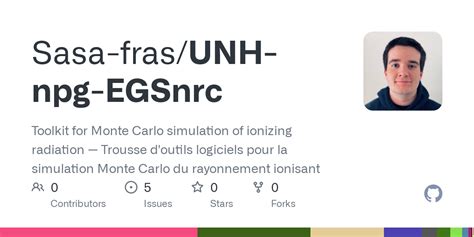 Github Sasa Fras Unh Npg Egsnrc Toolkit For Monte Carlo Simulation