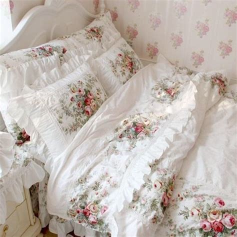 Fadfay Farmhouse Bedding Duvet Cover Set Elegant And Shabby Vintage