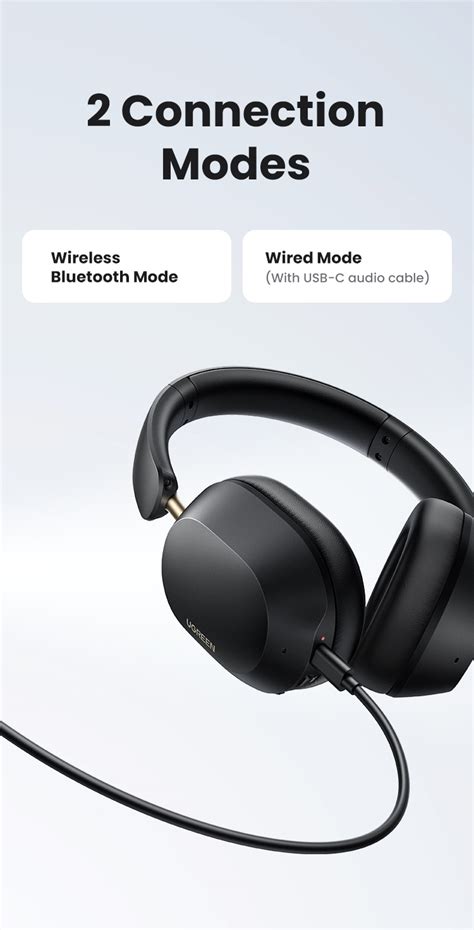 UGREEN Max5C Wireless Bluetooth 5 4 Headphone Hi Res ANC Certified HiFi