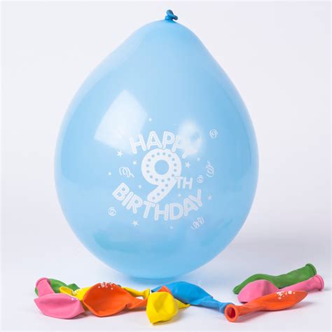 Buy Multicoloured Age Small Air Fill Latex Balloons Pack Of For