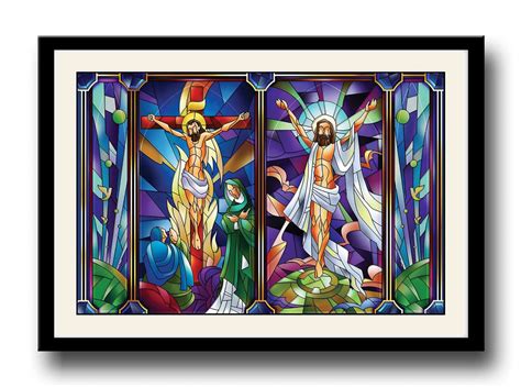 Buy Jesus Christ Glass Art Framed Wall Painting Online ₹589 From