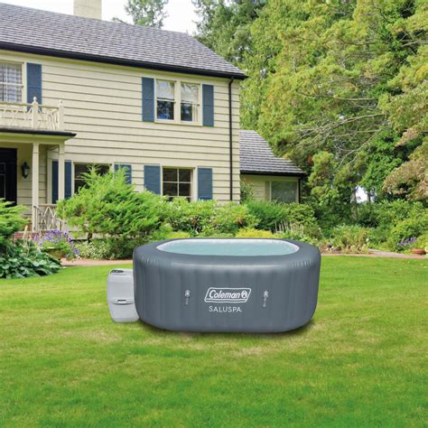 Coleman Saluspa Person Inflatable Squared Hot Tub Spa With