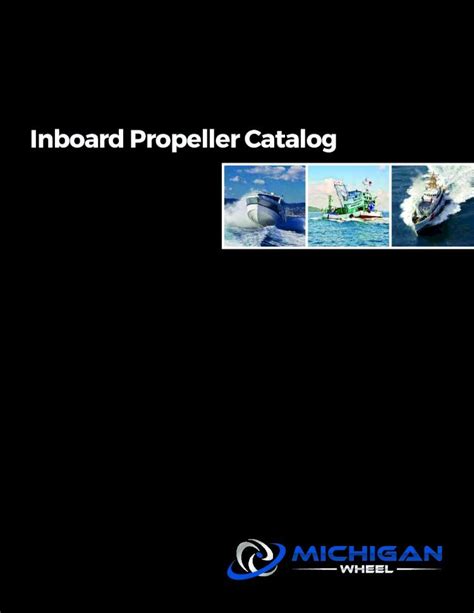 Pdf Inboard Propeller Catalog Homepage Michigan Wheel Pdf