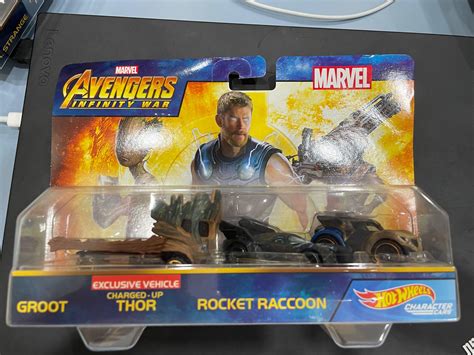 Hot Wheels Avengers Infinity War Character Cars Thor Iron Man Hobbies Toys Toys Games