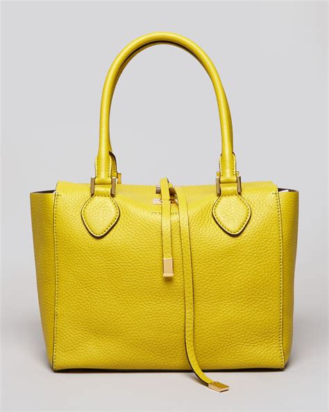 Michael Kors Tote Miranda Small In Yellow Lyst