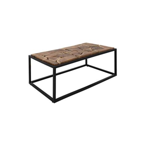 Rectangular Solid Oak Wood Coffee Table Wood Table Yiassu