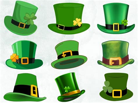 Leprechaun Hat Svg Png St Patricks Day Hat Svg Leprechaun