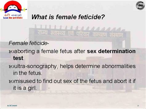 Pcpndt Act 1994 What Is Female Feticide Female