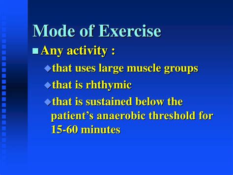 PPT Principles Of Exercise Prescription Art And Science PowerPoint