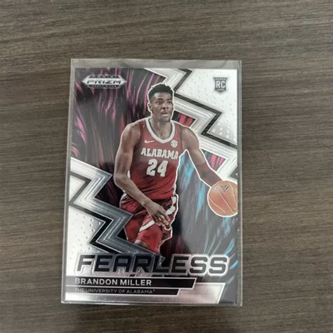 Panini Prizm Draft Picks Fearless Argent Prizm Brandon