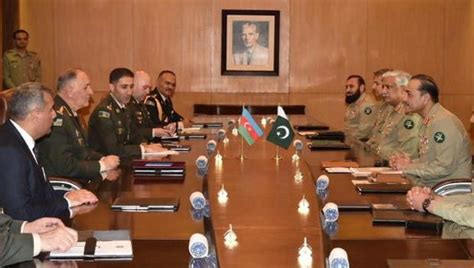 Azerbaijan’s Deputy Defence Minister calls on Pakistan Army Chief ...