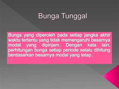 Bunga Tunggal Adalah 2