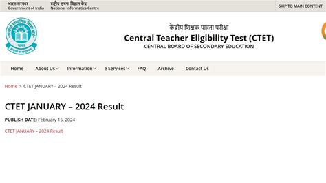 Ctet 2024 Result Declared Websites To Check Score Education News