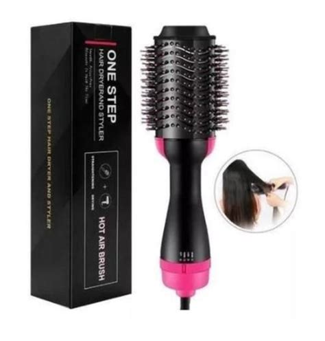 Escova Secadora One Step Modela Alisa Seca Hot Hair Brush V Hair Brush Brush Hair