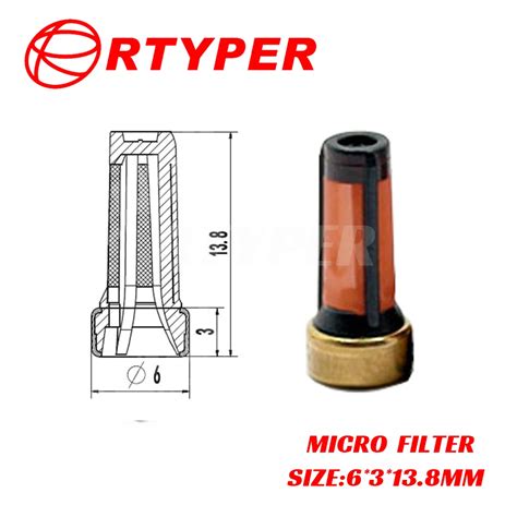 Microfiltro De 50 Uds Para Inyector De Combustible Bosch 31018