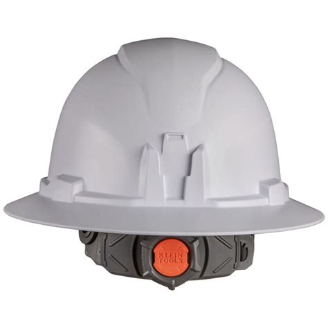 Klein Tools White Full Brim Hard Hat With Rechargeable Headlamp GME