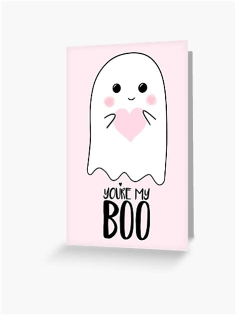 You Re My Boo Valentines Pun Anniversary Pun Birthday Pun Ghost Pun Love Adorable