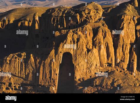 AFGHANISTAN Bamiyan Province Bamiyan View of Bamiyan valley showing ...