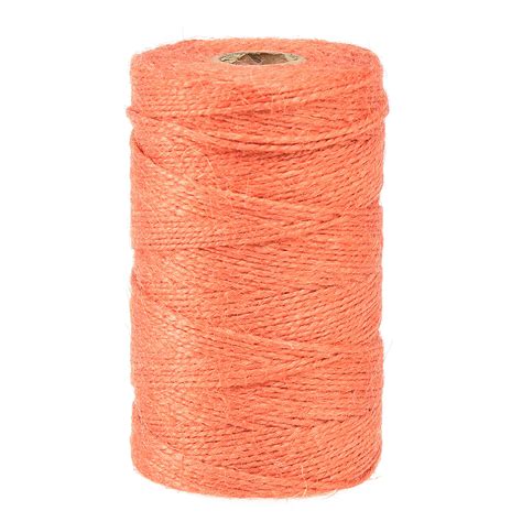 Floristik24 fr Ruban de jute cordon de jute ruban de jute orange Ø2mm