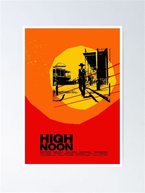 "High Noon (1952) - Movie poster design" Poster for Sale by jackbooks ...