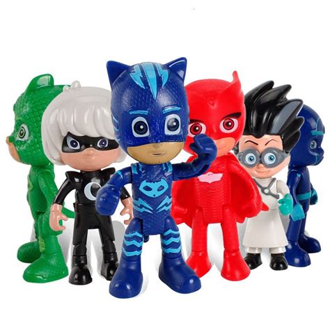 Pj Masks Doll Model Three Different Color Masks Catboy Owlette Gekko